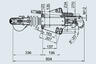 Тормоз наката ПРОФИ V-обр. 3500 кг с ЗУ для к.т. 1637 / 2051