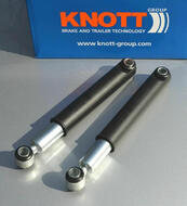 Амортизатор Knott 990001 для прицепов на стандартной резино-жгутовой подвеске